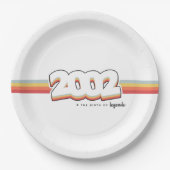 2002 Die Geburt von Legenden Pappteller (Vorderseite)