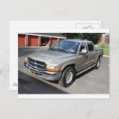 2002 Dodge Dakota SLT 4 x 4 Postkarte (Vorne/Hinten)