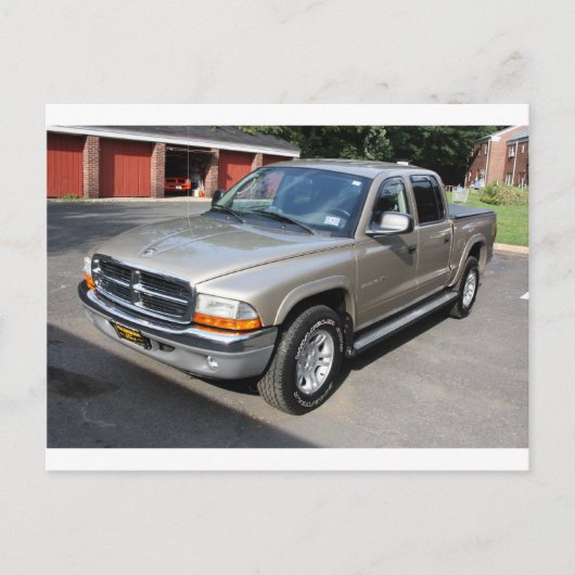 2002 Dodge Dakota SLT 4 x 4 Postkarte (Vorderseite)