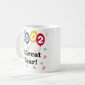 2002 ein großes Jahr-Geburtstag Kaffeetasse (Vorderseite Links)
