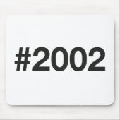 2002 Hashtag 23 Geburtstag Mousepad (Vorne)