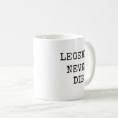 2002 "Legends nie Die" Kaffeemaschine Tasse (VorderseiteRechts)