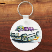 2003-06 Silverado Weißer LKW Schlüsselanhänger (Vorderseite)