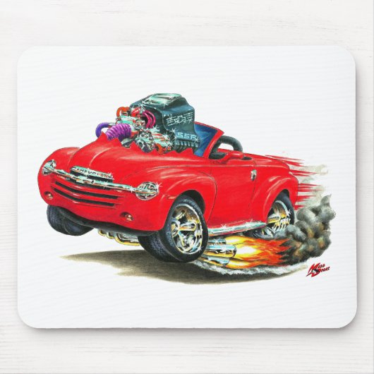 2003-06 SSR rotes Kabriolett Mousepad (Vorne)