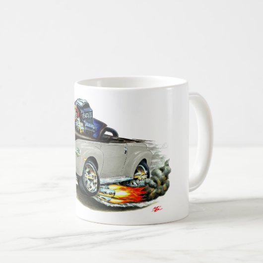 2003-06 SSR Silber-Schwarzes Kabriolett Kaffeetasse (VorderseiteRechts)