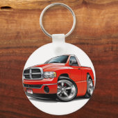 2003-08 Dodge Ram Red Truck Schlüsselanhänger (Vorderseite)