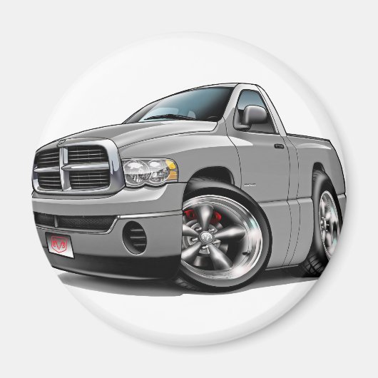 2003-08 Dodge Ram Silver Truck Magnet (Vorne)