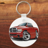 2003-08 Ram Quad Maroon Truck Schlüsselanhänger (Vorderseite)