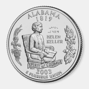 2003 Alabama Staat Quarter Magnet