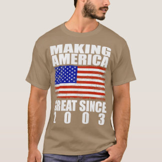 2003 Amerika zum großen Patrioten für die USA mach T-Shirt
