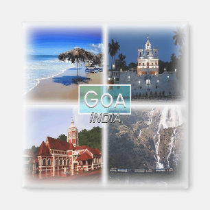 2003 Asien, Indien, China, Kühlschrank Magnet