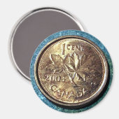 2003 Canadian Penny (Front) Magnet (Vorderseite/Rückseite)