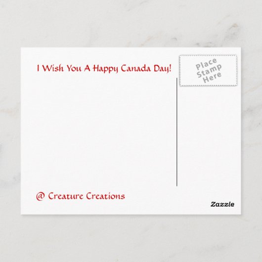 2003 Canadian Penny (Front) Postcard Postkarte (Rückseite)