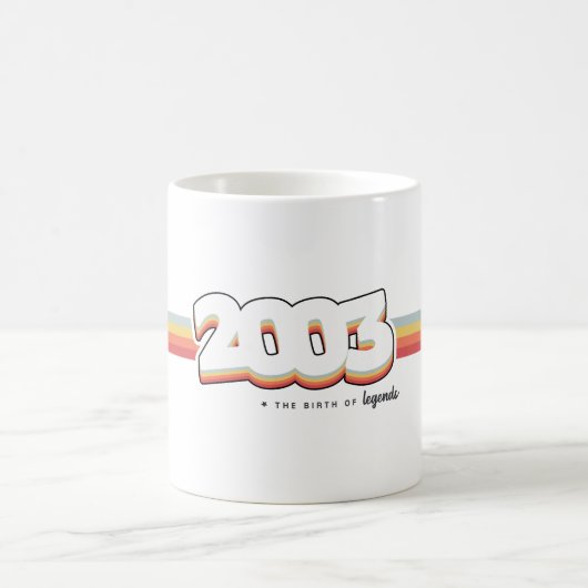 2003 Die Geburt der Legenden Kaffeetasse (Mittel)