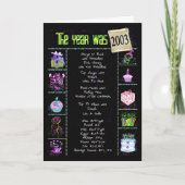 2003 Geburtstag Spaß Trivia Karte (Vorderseite)