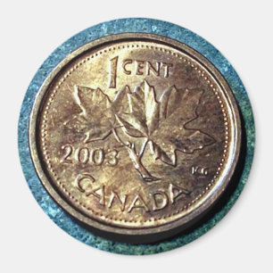 2003 Kanadier-Penny-(vorderer) Magnet