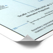 2003 Südostasien-Karte Poster (Ecke)