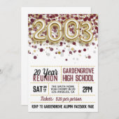 2003 Uni-Wiedersehen Einladung (Vorne/Hinten)