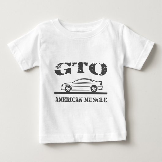 2004-06 GTO amerikanisches Muskel-Auto Baby T-shirt (Vorderseite)