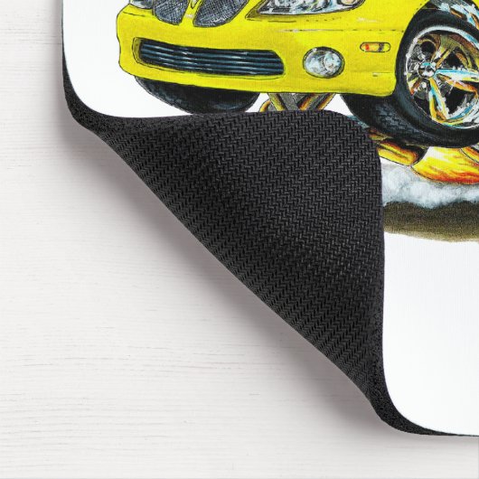 2004-06 GTO gelbes Auto Mousepad (Ecke)