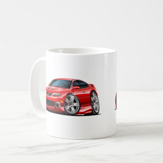 2004-06 GTO Rot-Auto Kaffeetasse (Vorderseite Links)