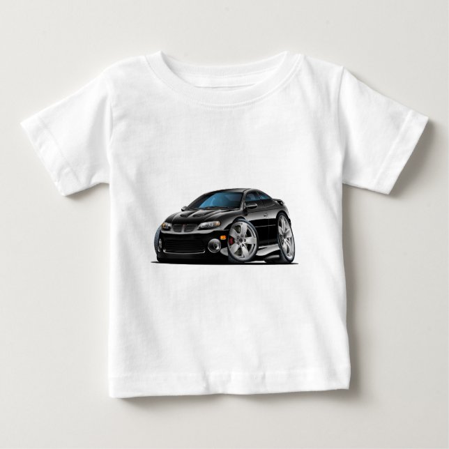 2004-06 GTO schwarzes Auto Baby T-shirt (Vorderseite)