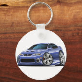 2004-06 Pontiac GTO Blue/Gray Car Schlüsselanhänger (Vorderseite)