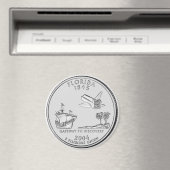 2004 Florida Staat Quarter Magnet (In Situ (Geschirrspüler))