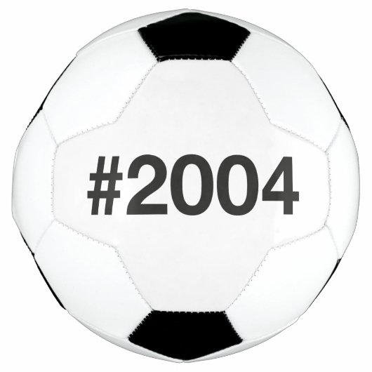 2004 Hashtag 21 Geburtstag Fußball (Vorderseite)