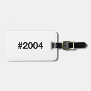 2004 Hashtag 21 Geburtstag Gepäckanhänger