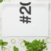 2004 Hashtag 21 Geburtstag Geschirrtuch (Gefaltet)
