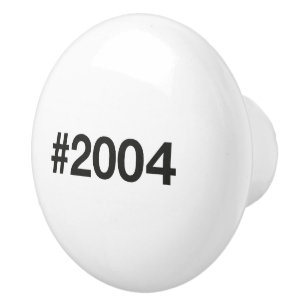 2004 Hashtag 21 Geburtstag Keramikknauf