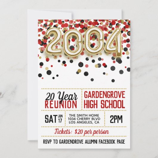 2004 Uni-Wiedersehen Einladung (Vorderseite)