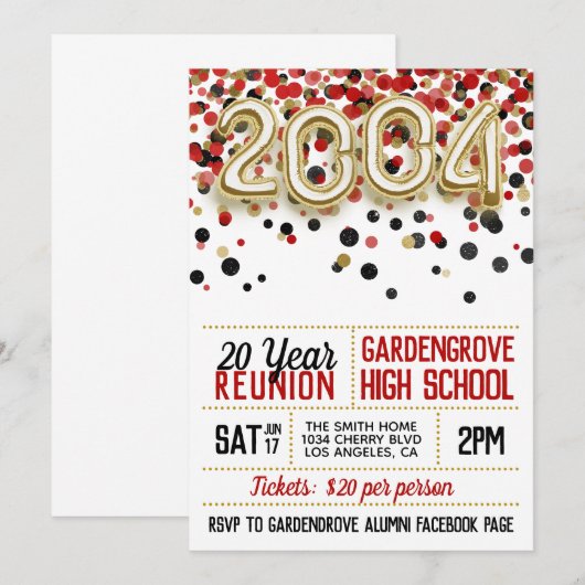 2004 Uni-Wiedersehen Einladung (Vorne/Hinten)