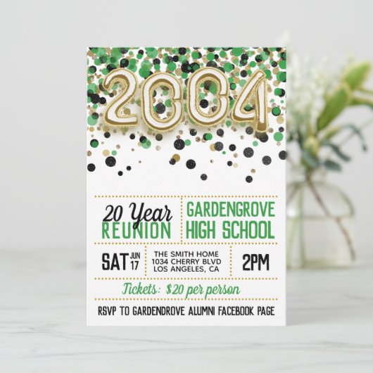 2004 Uni-Wiedersehen Einladung (Stehend Vorderseite)