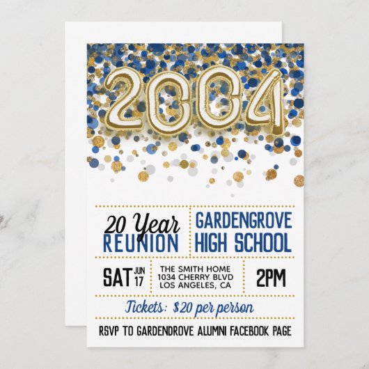 2004 Uni-Wiedersehen Einladung (Vorne/Hinten)