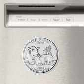 2004 Wisconsin Staat Quarter Magnet (In Situ (Geschirrspüler))