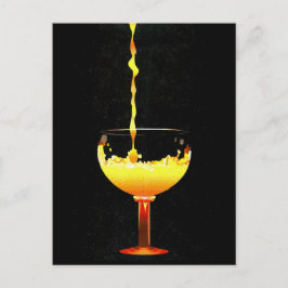 2004 Zeichnend Orangensaft Postkarte