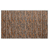 200515 - Schwarz und Orange auf Weiß Stoff (Yard (91,4 cm))