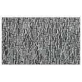200515 - Weiß auf Schwarzem Stoff (Fat Quarter (45,7 x 55,9 cm))