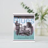2005 Blues Poster Contest Entry Postkarte (Stehend Vorderseite)
