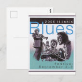 2005 Blues Poster Contest Entry Postkarte (Vorne/Hinten)