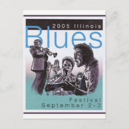 2005 Blues Poster Contest Entry Postkarte