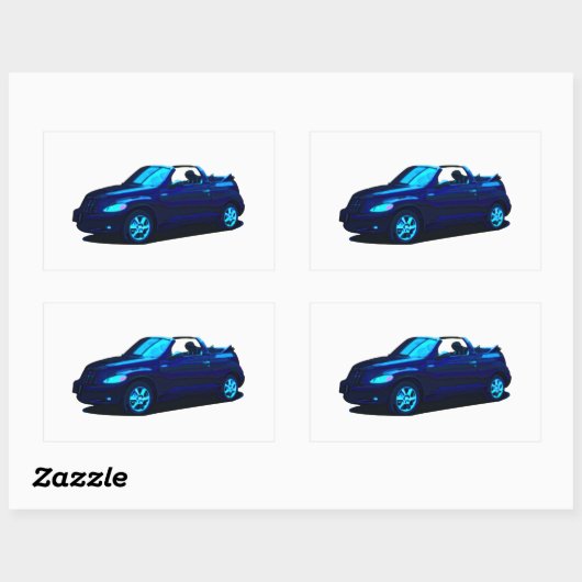 2005 Chrysler PT Cruiser Rechteckiger Aufkleber (Blatt)