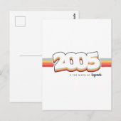 2005 Die Geburt von Legenden Postkarte (Vorne/Hinten)