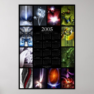 2005 Fractal Kalender Poster
