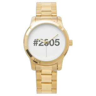 2005 Hashtag 20 Geburtstag Armbanduhr