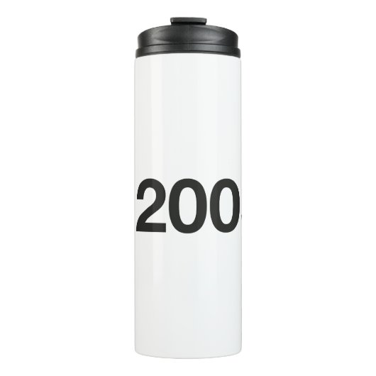 2005 Hashtag 20 Geburtstag Thermosbecher (Vorderseite)