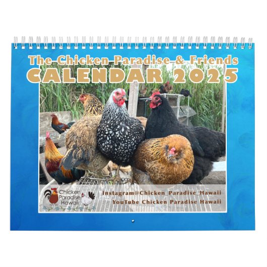 2005 Hühnerparadies 2025 キ Hawaii ダ ワ ハ ラ ス イ. Kalender (Titelbild)