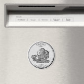 2005 Kansas Staat Quarter Magnet (In Situ (Geschirrspüler))